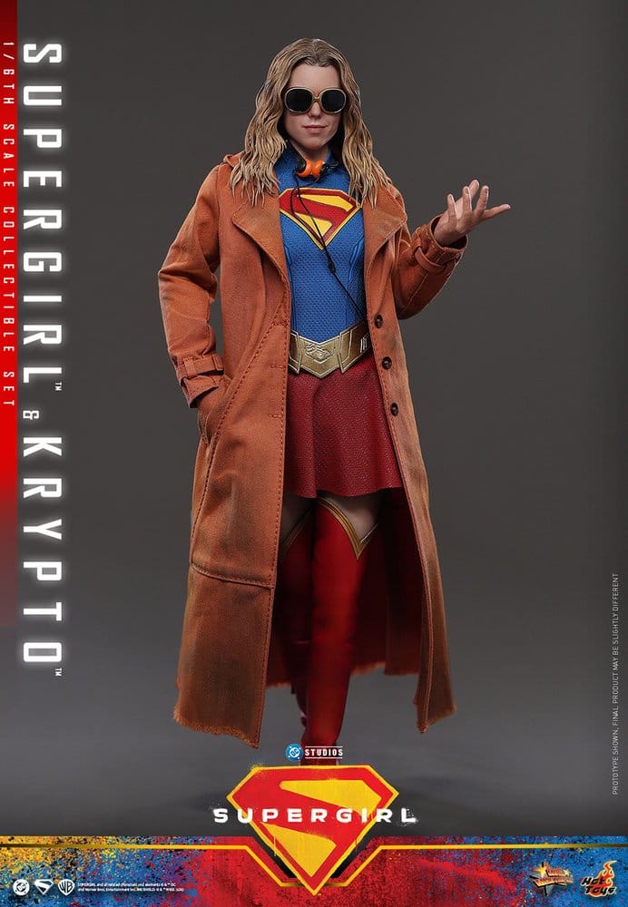 DC Comics Movie Masterpiece Action Figure Set Supergirl & Krypto 28 cm [1]