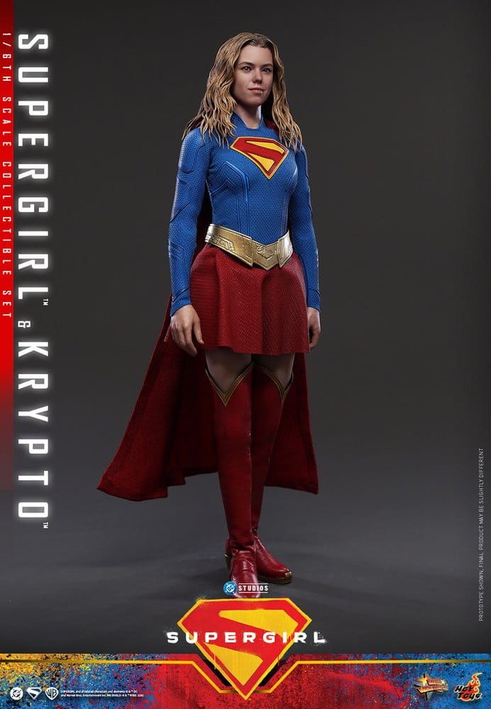 DC Comics Movie Masterpiece Action Figure Set Supergirl & Krypto 28 cm [8]