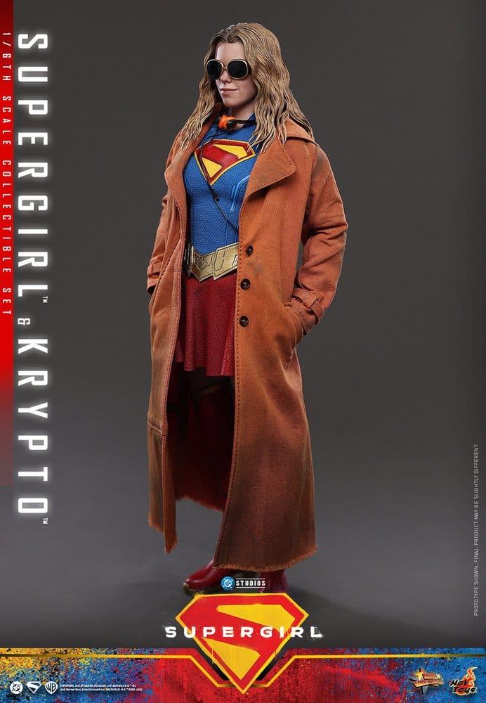 DC Comics Movie Masterpiece Action Figure Set Supergirl & Krypto 28 cm [12]