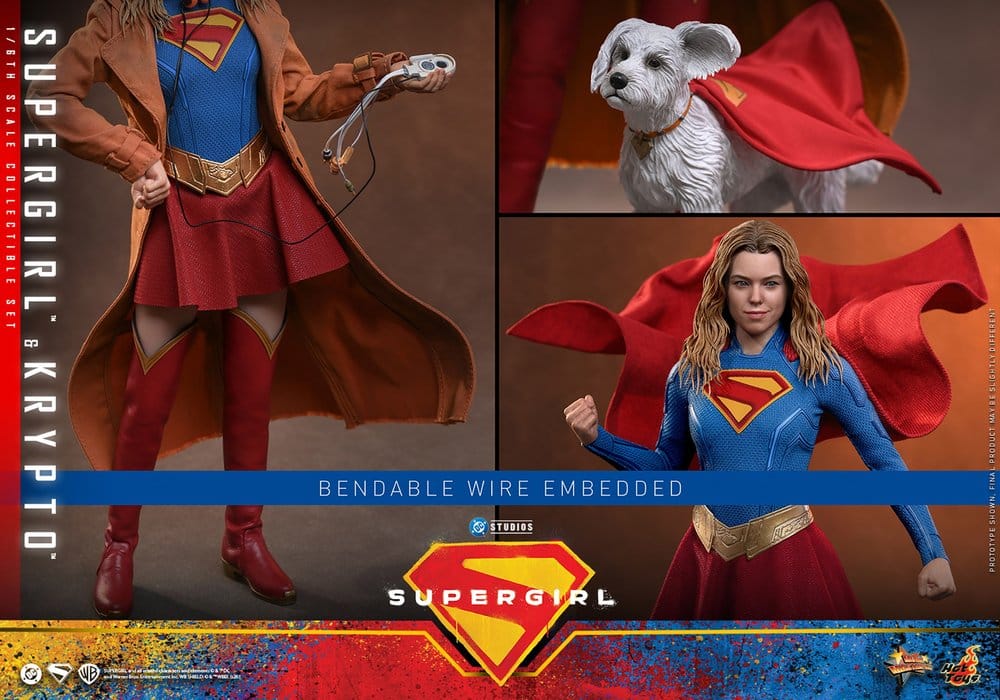 DC Comics Movie Masterpiece Action Figure Set Supergirl & Krypto 28 cm [13]