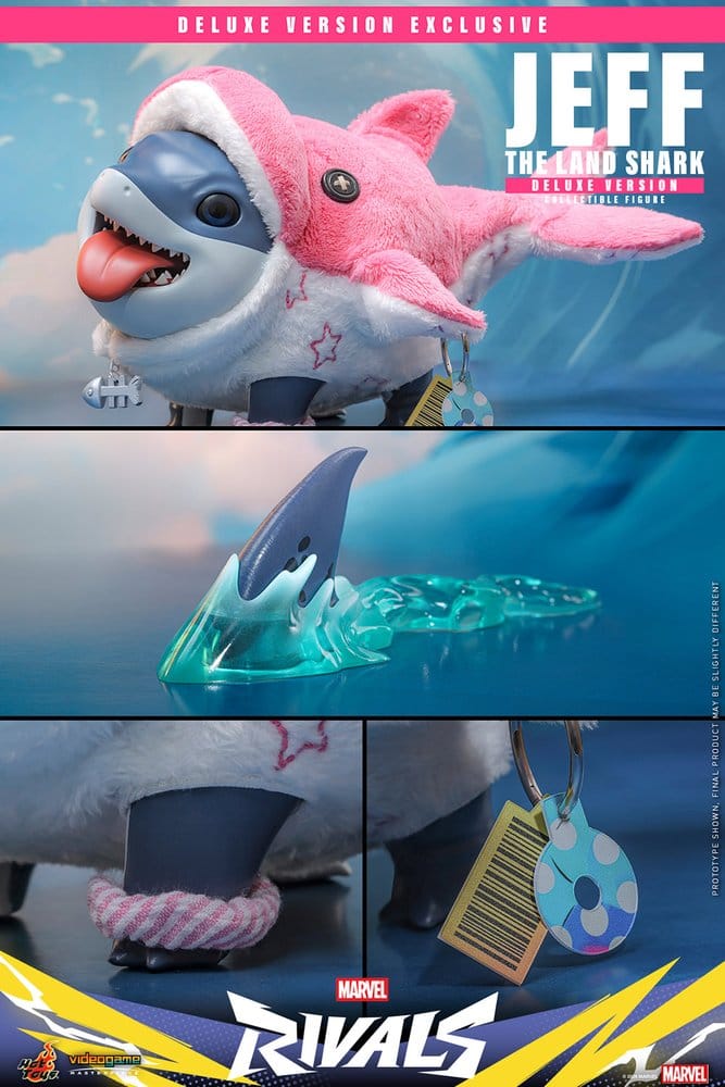 Marvel Rivals Videogame Masterpiece Series Action Figure Jeff the Land Shark (Deluxe Version) 11 cm [6]
