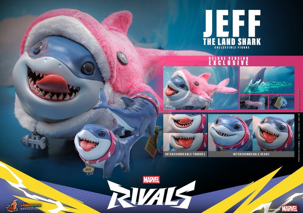 Marvel Rivals Videogame Masterpiece Series Action Figure Jeff the Land Shark (Deluxe Version) 11 cm [7]