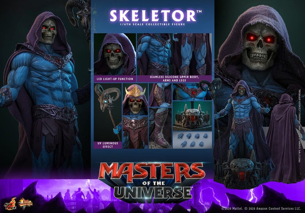 Masters of the Universe Movie Masterpiece Action Figure 1/6 Skeletor 31 cm [16]
