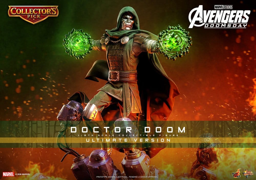 Jucarii - Avengers: Doomsday Movie Masterpiece Action Figure 1/6 Doctor Doom (Ultimate Version) 31 cm