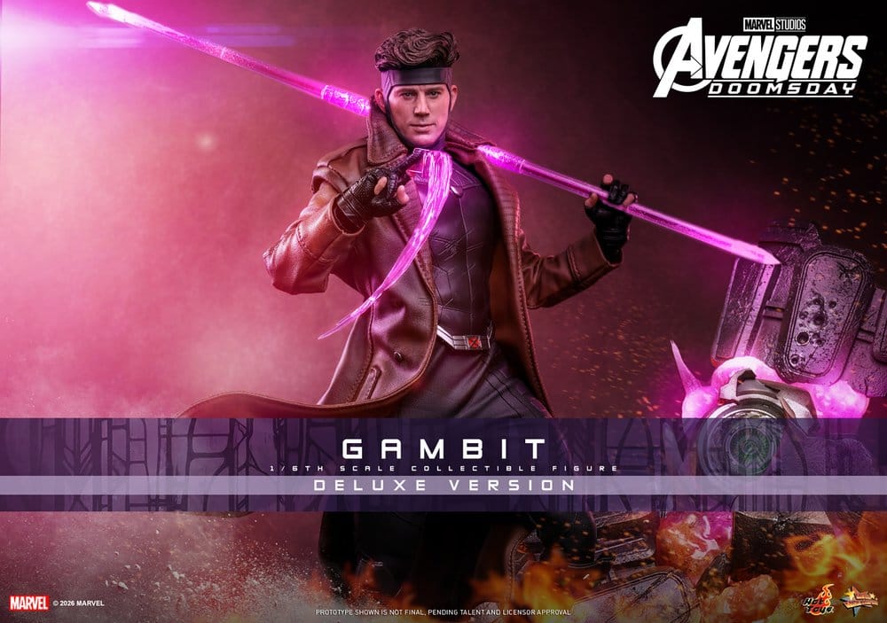 Jucarii - Avengers: Doomsday Movie Masterpiece Action Figure 1/6 Gambit (Deluxe Version) 31 cm