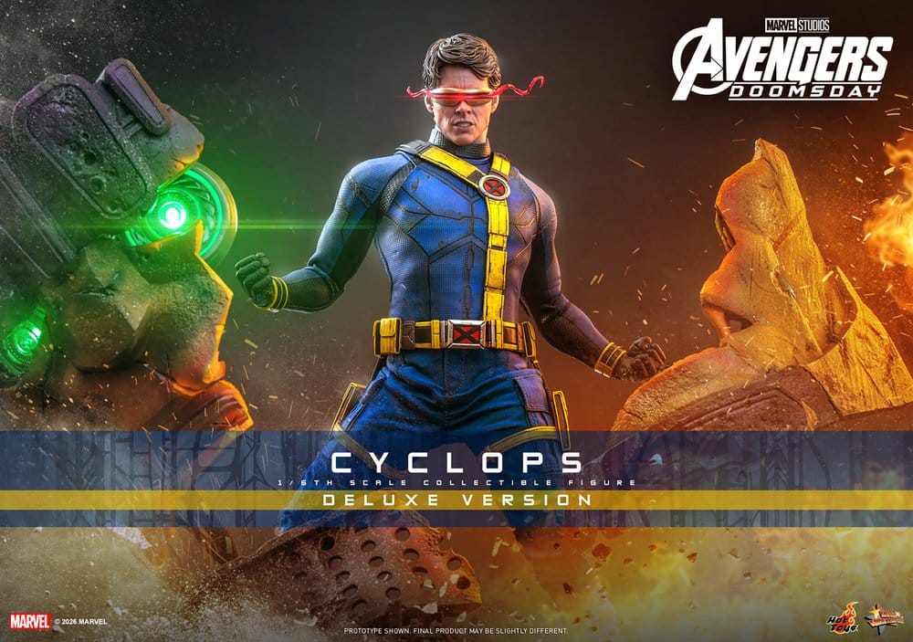 Jucarii - Avengers: Doomsday Movie Masterpiece Action Figure 1/6 Cyclops (Deluxe Version) 30 cm