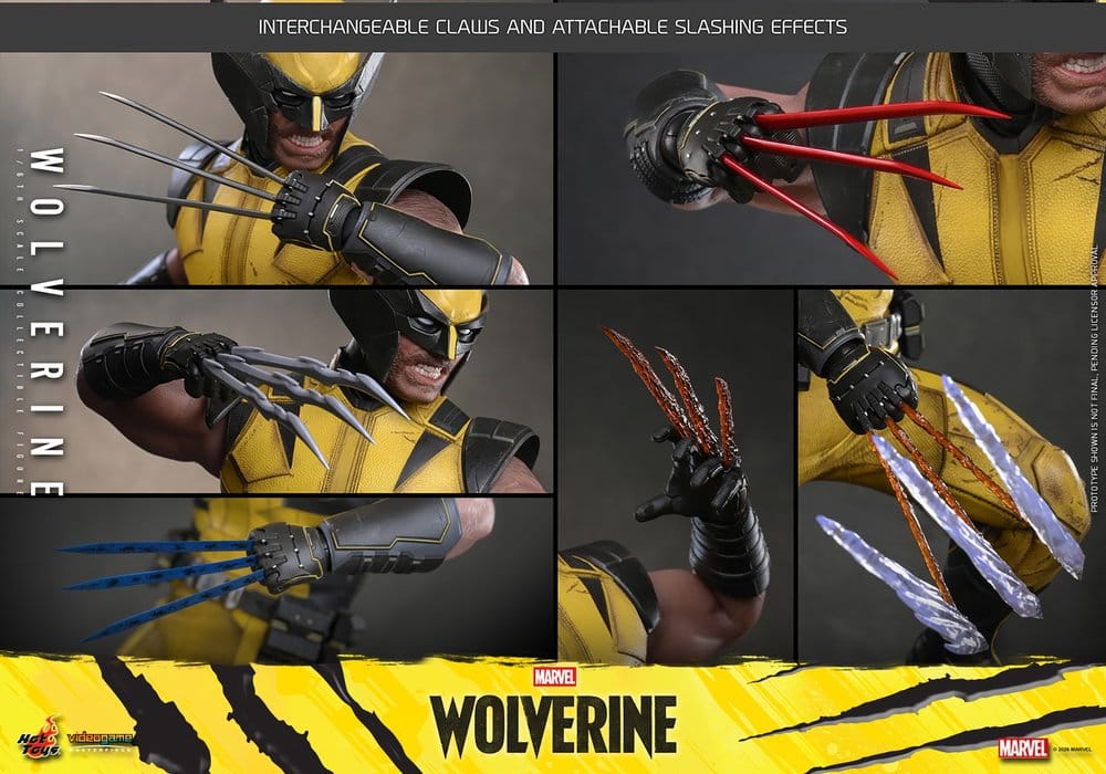 Marvel Video Game Masterpiece Action Figure 1/6 Wolverine 29 cm [15]
