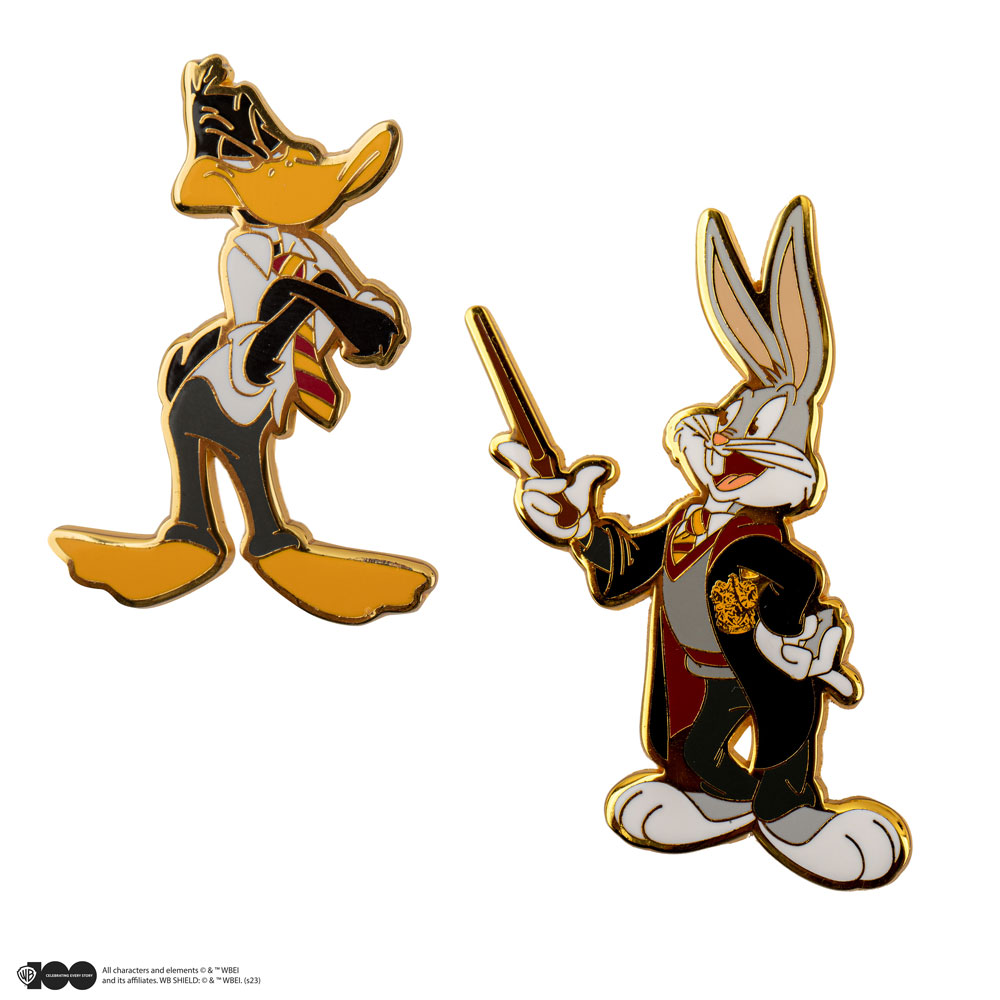 Looney Tunes Pins 2-Pack Bugs Bunny & Daffy Duck at Hogwarts