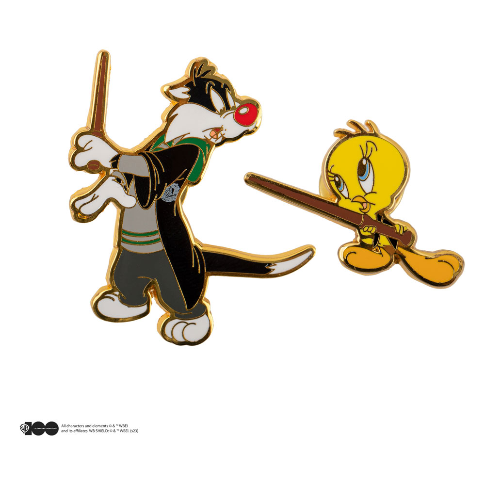 Looney Tunes Pins 2-Pack Tweety & Sylvester at Hogwarts