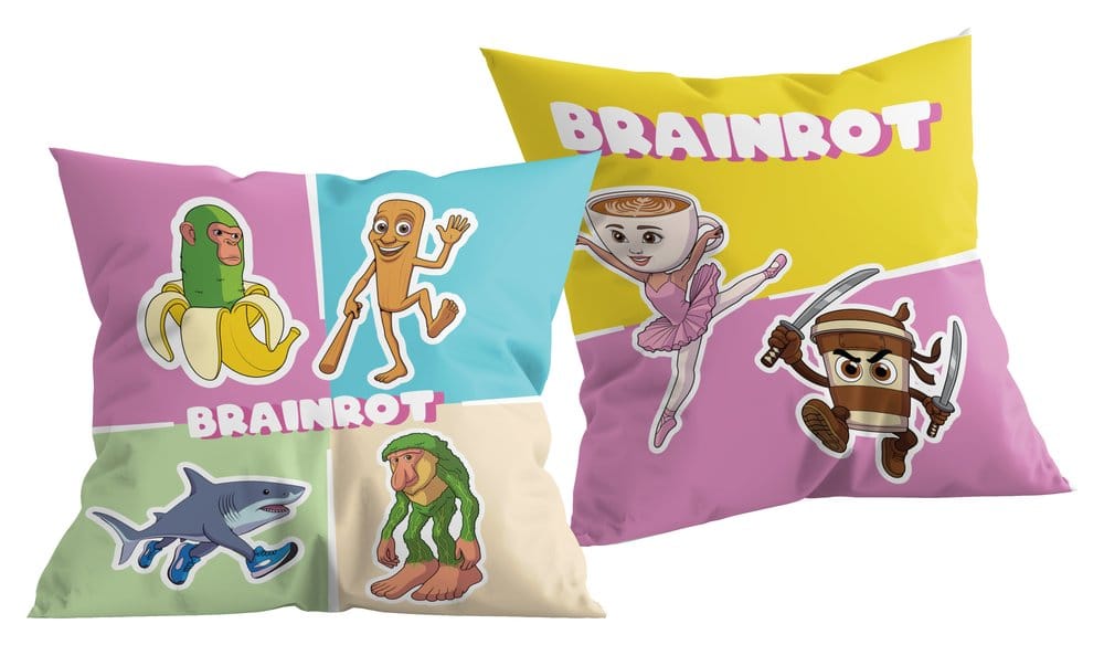 Italian Brainrot Pillow Crazy Mix 40 x 40 cm