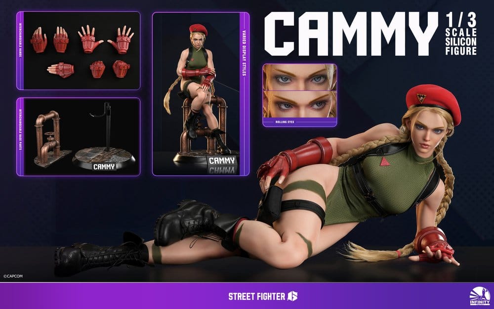 Street Fighter 6 Silicone Action Figure 1/3 Cammy 65 cm [19]