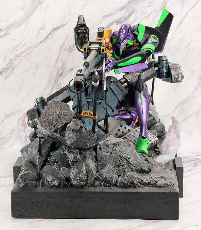 Rebuild of Evangelion Operation Statue Yashima Evangelion Unit-01 Premium Metallic Color Ver. 68 cm