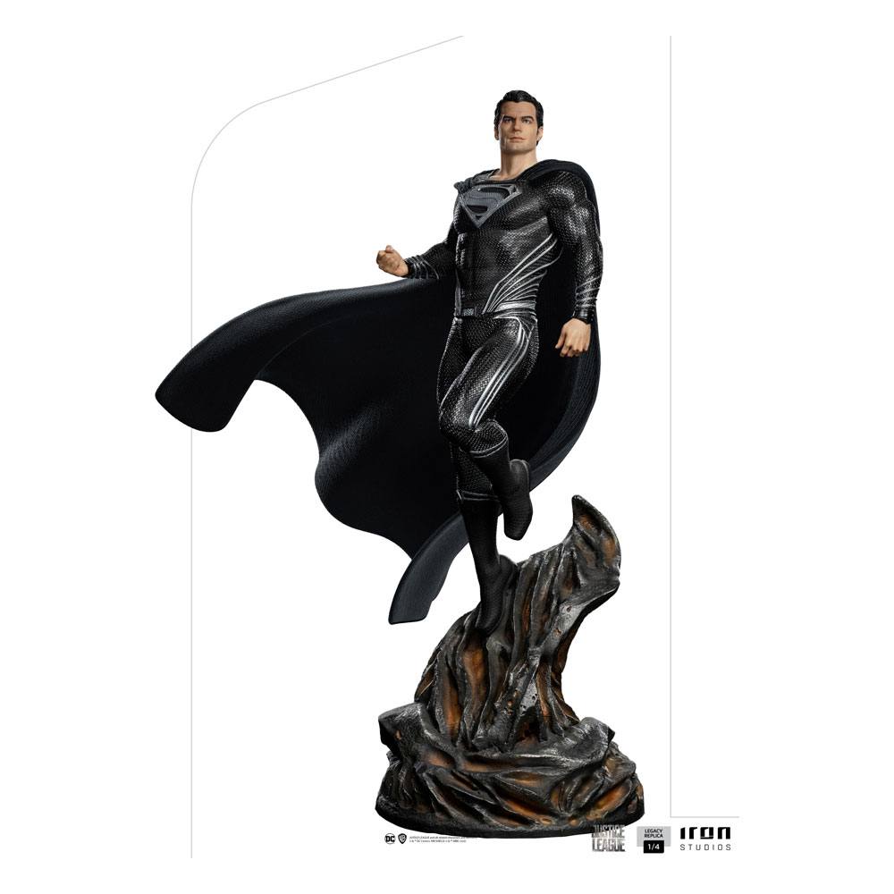 Zack Snyder's Justice League Art Scale Statue 1/4 Superman Black Suit 69 cm