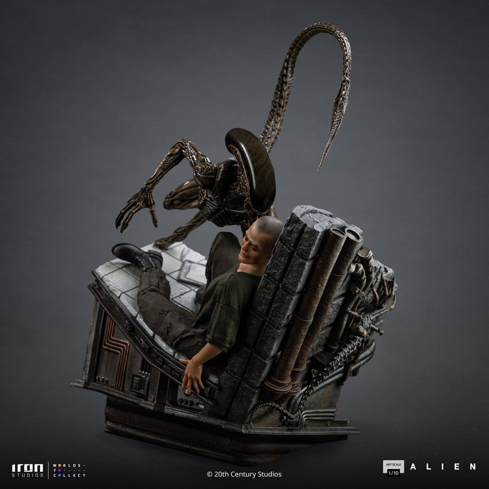 Alien 3 Art Scale Statue 1/10 Ellen Ripley and Dog Alien 23 cm [8]