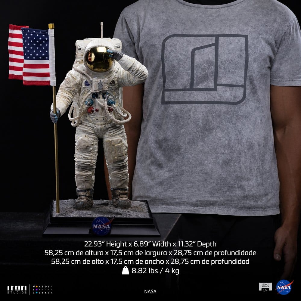 NASA Legacy Replica Statue 1/4 Apollo 11 Astronaut 58 cm [11]