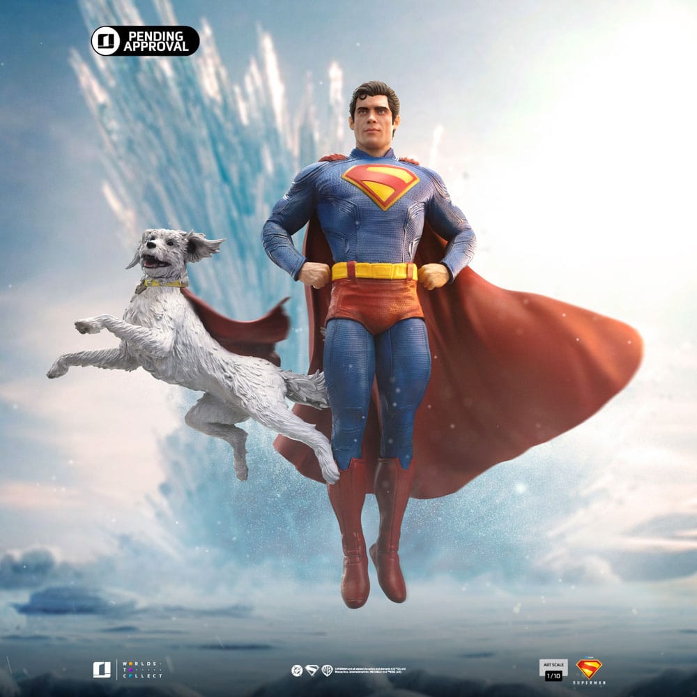 Collectibles - Superman Legacy Art Scale Statue 1/10 Superman & Krypto 32 cm