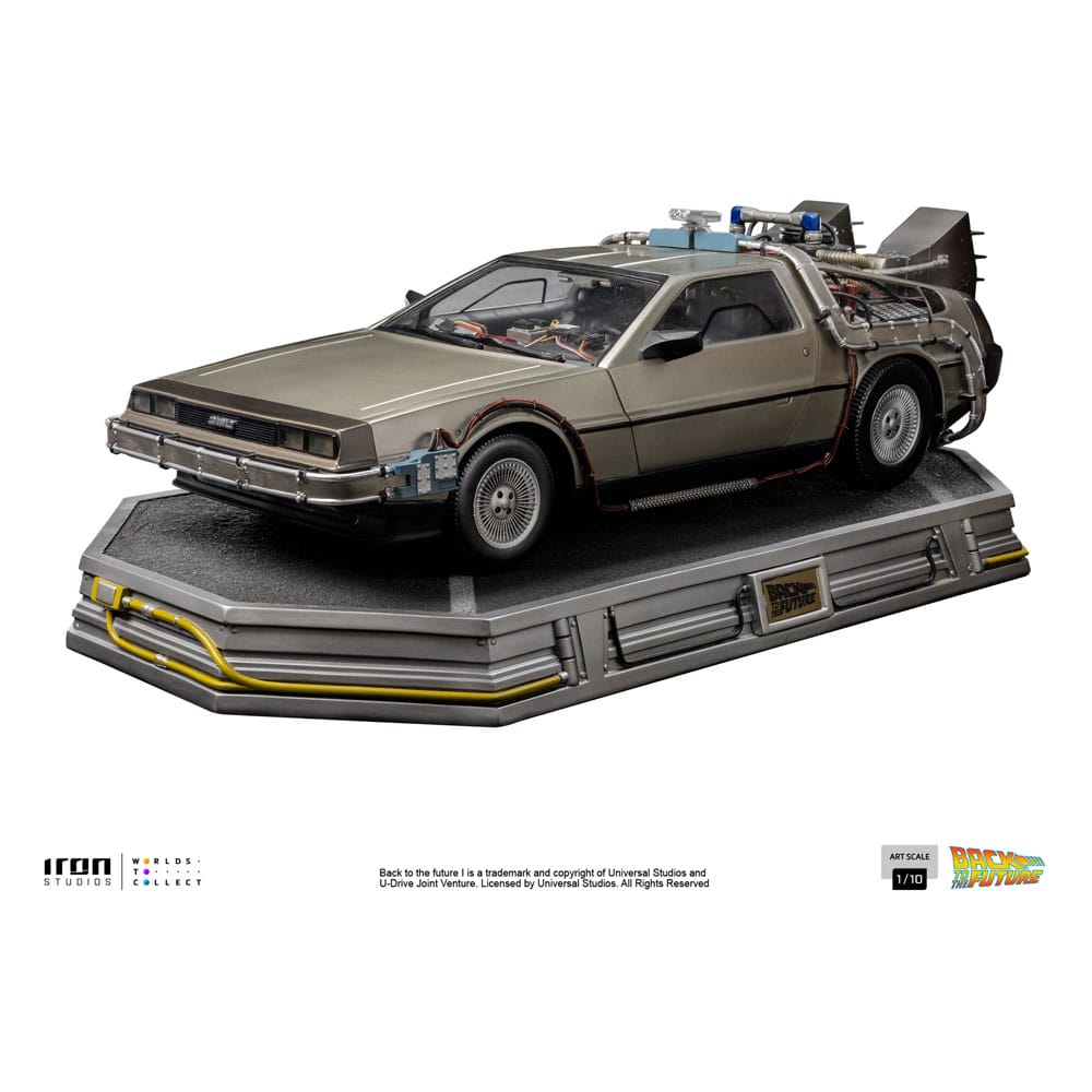 Back to the Future Art Scale Statue 1/10 DeLorean 23 cm