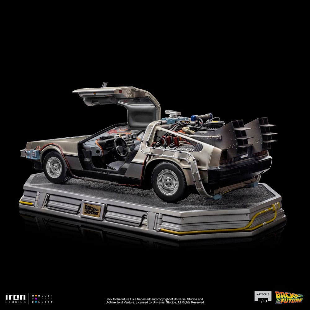 Back to the Future Art Scale Statue 1/10 DeLorean 23 cm [3]
