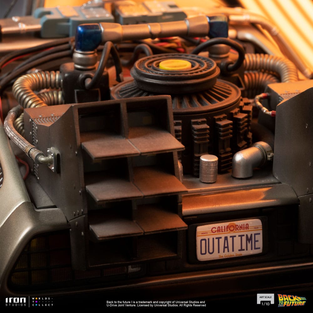 Back to the Future Art Scale Statue 1/10 DeLorean 23 cm [8]