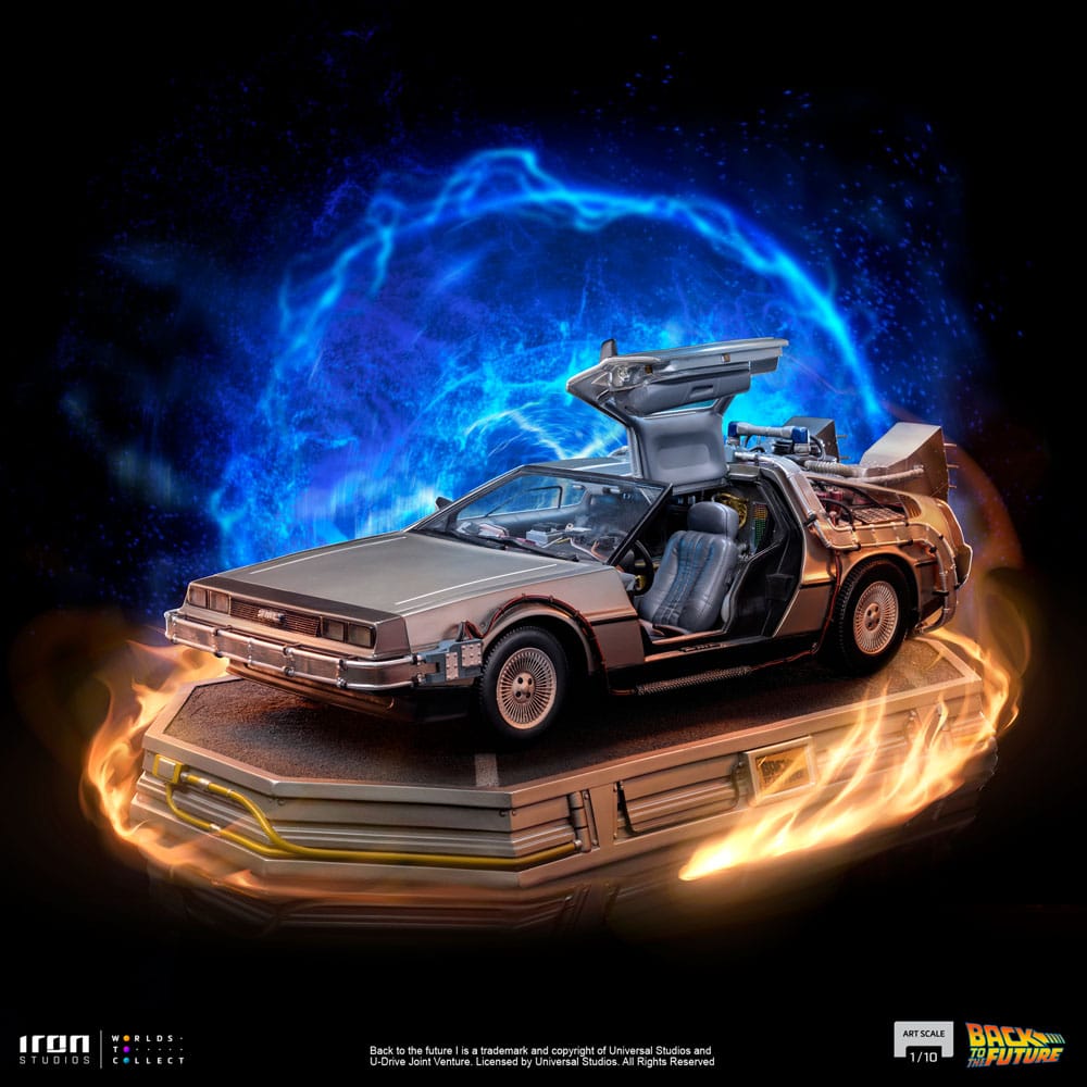 Back to the Future Art Scale Statue 1/10 DeLorean 23 cm [10]