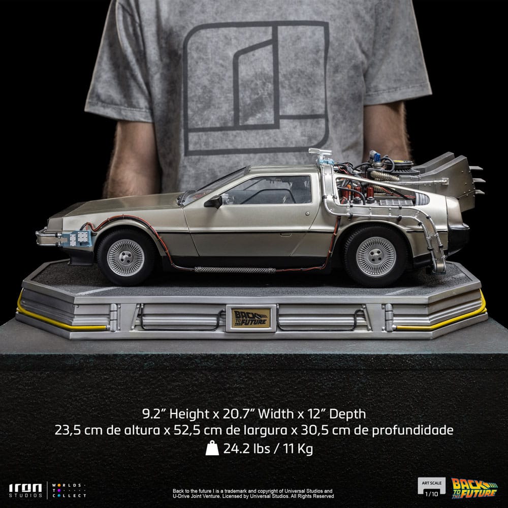 Back to the Future Art Scale Statue 1/10 DeLorean 23 cm [11]