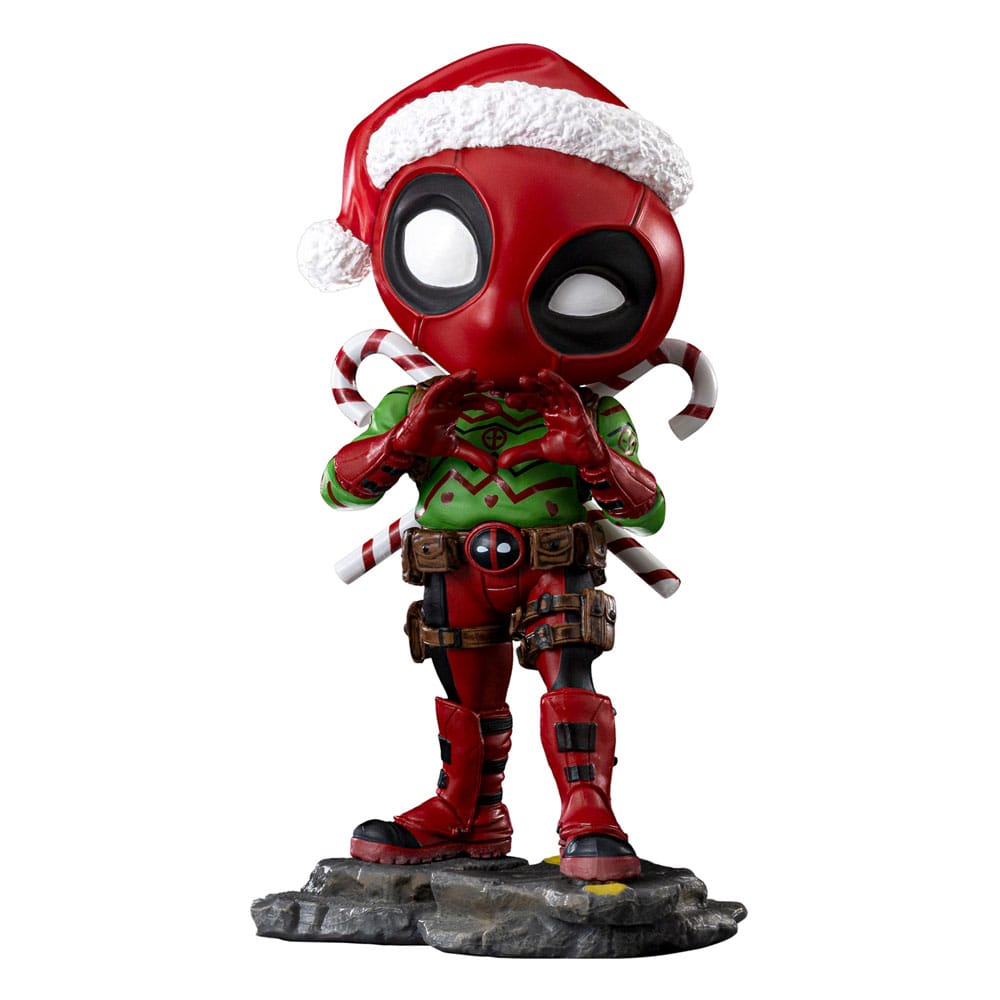 X-Men Mini Co. PVC Figure Deadpool Christmas Version 15 cm