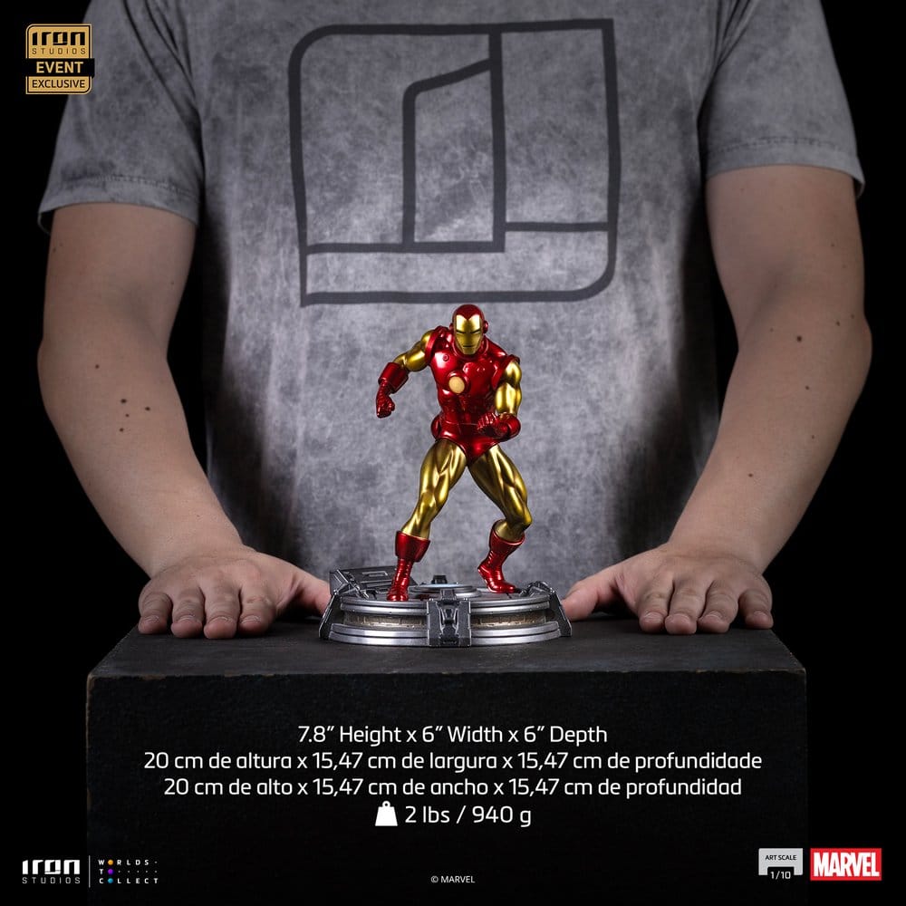 Marvel Art Scale Statue 1/10 Iron Man (CCXP Exclusive 2025) 20 cm [13]