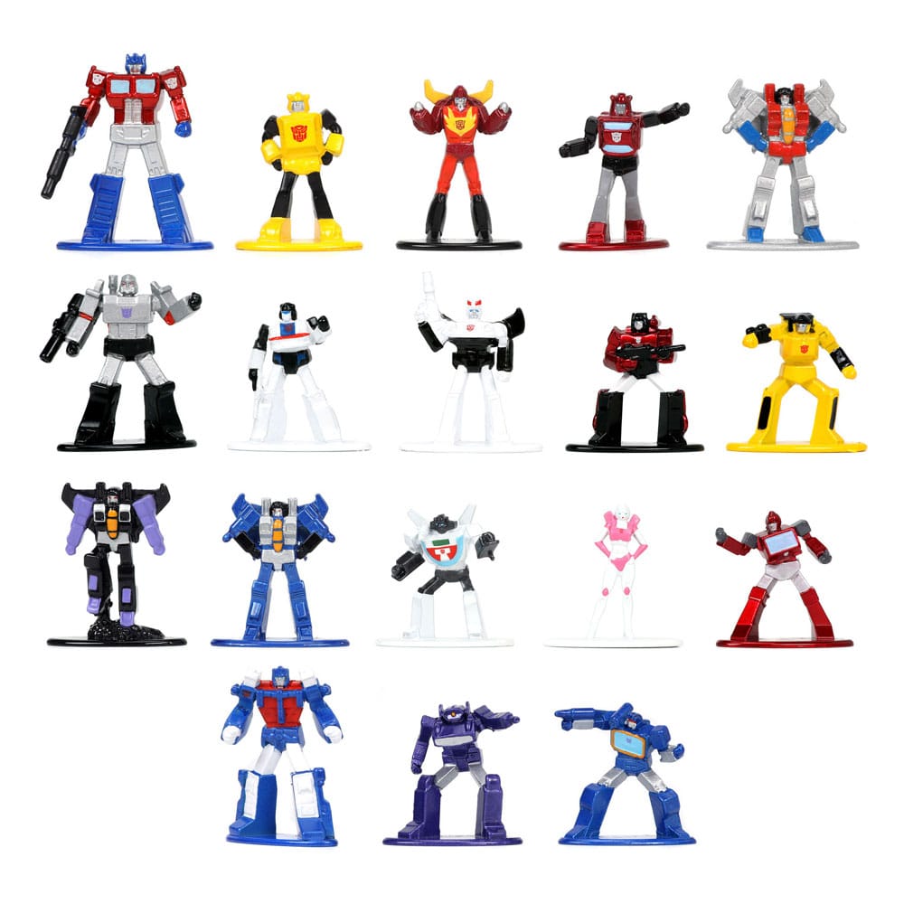 Transformers Nano Metalfigs Diecast Mini Figures 18-Pack Wave 1 4 cm