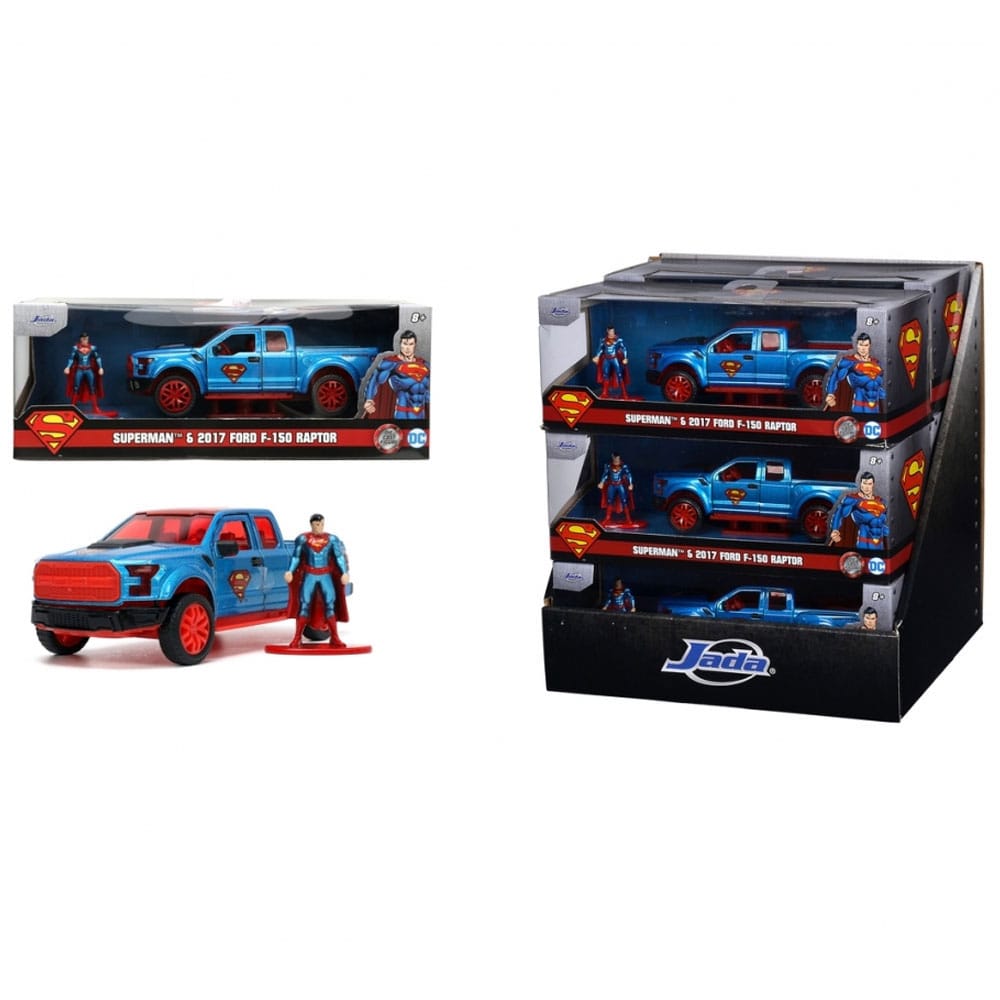 DC Comics Diecast Models 1/32 Superman 2017 Ford F 150 Raptor Display (6)