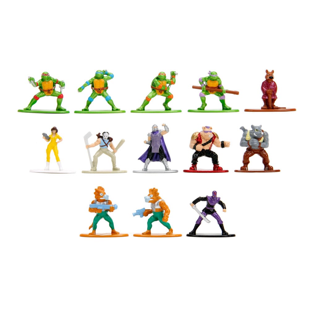 Teenage Mutant Ninja Turtles Nano Metalfigs Diecast Mini Figures 4 cm Assortment Wave 1 (24)