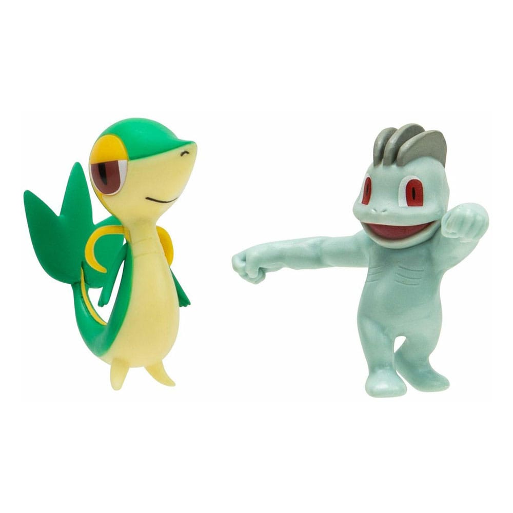 Pokémon Battle Figure Set Figure 2-Pack Machop, Snivy