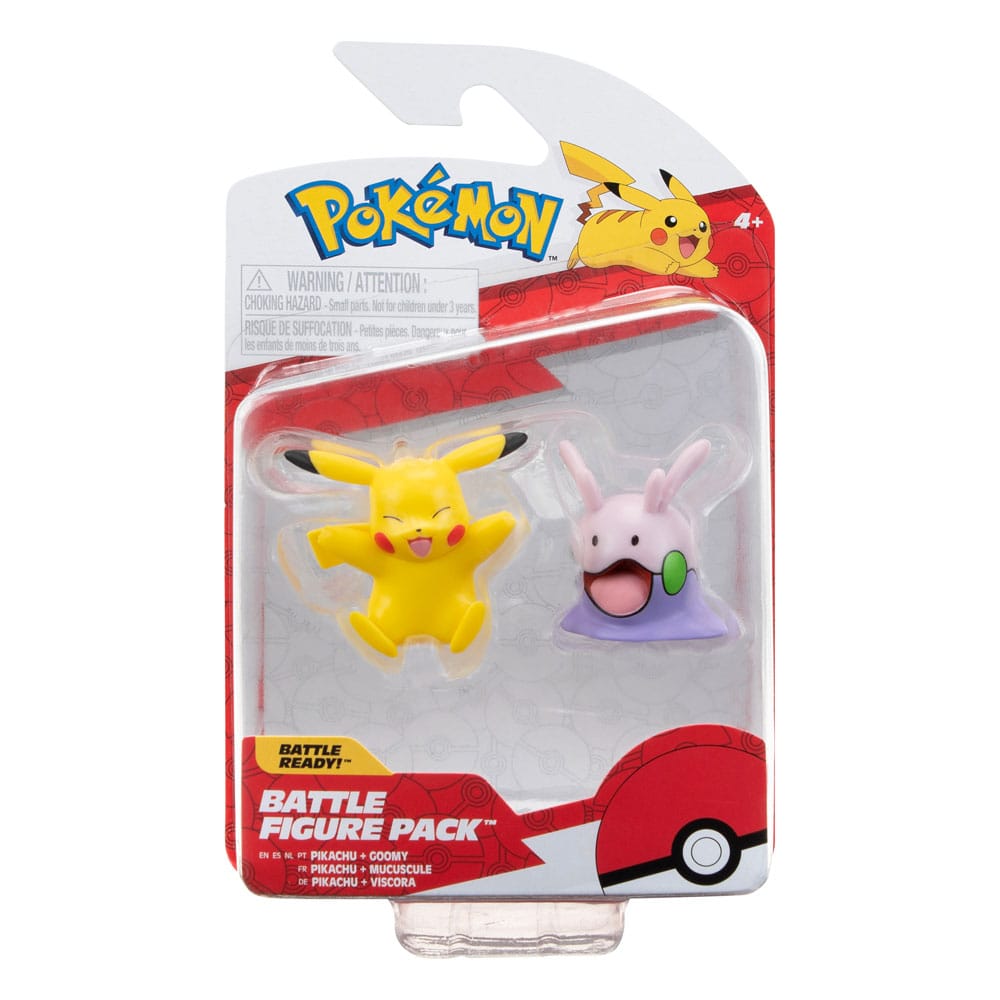 Pokémon Battle Figure Pack Mini Figure 2-Pack Pikachu & Goomy 5 cm