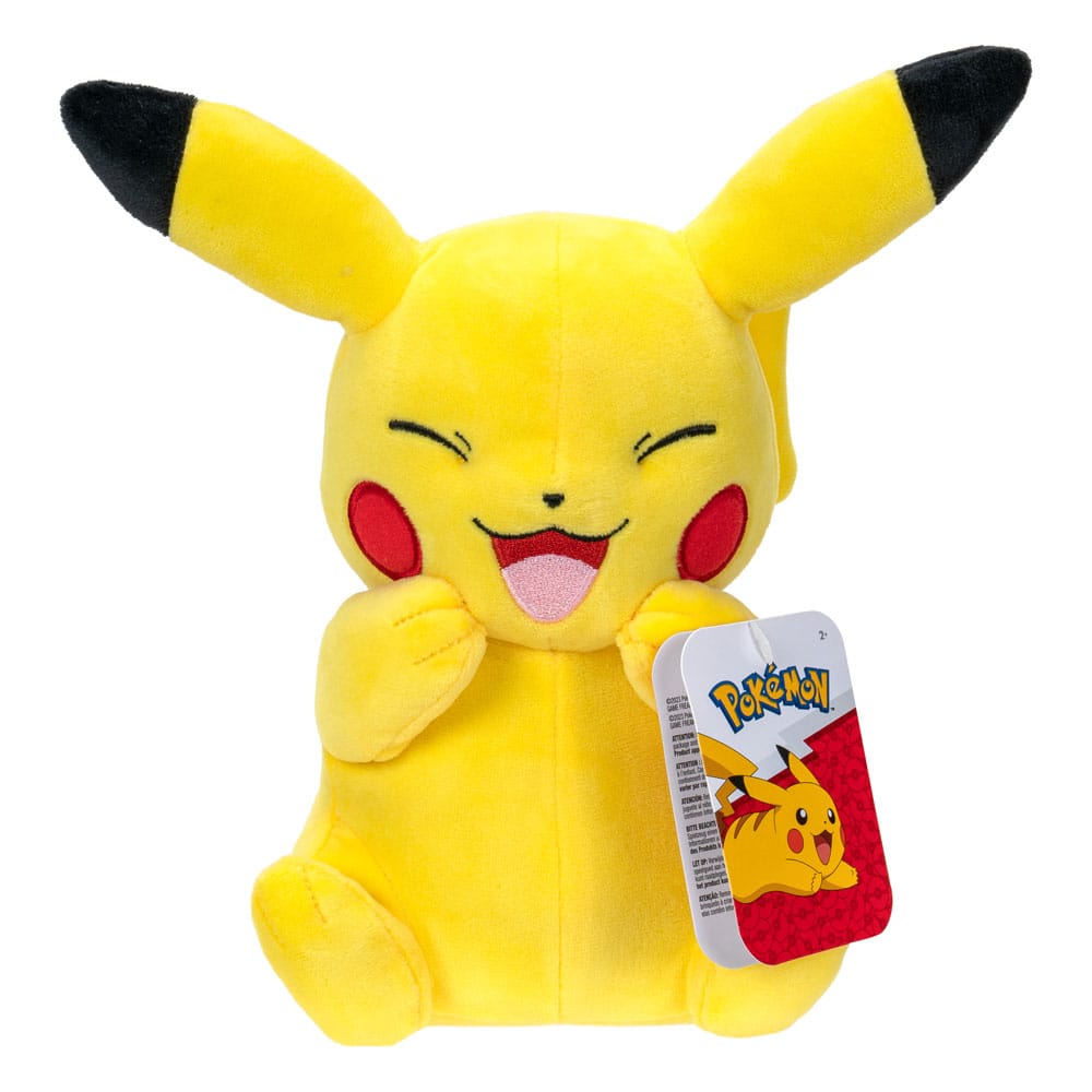 Pokemon Pluche knuffel - Pikachu Happy 20cm