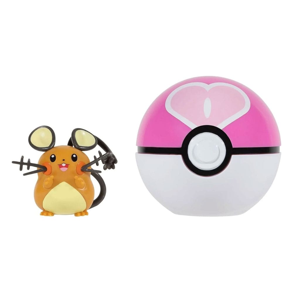 Pokémon Clip'n'Go Poké Balls Dedenne & Poké Ball