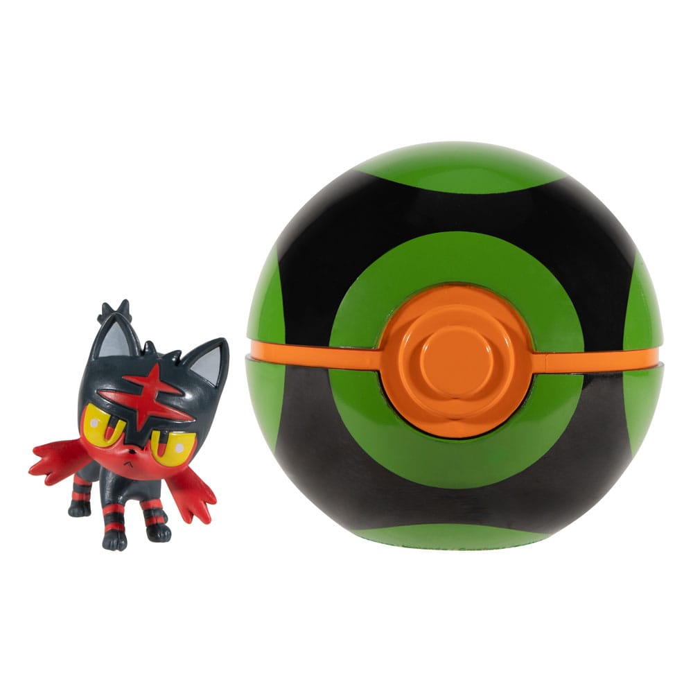 Pokémon Clip'n'Go Poké Balls Litten & Dusk Ball