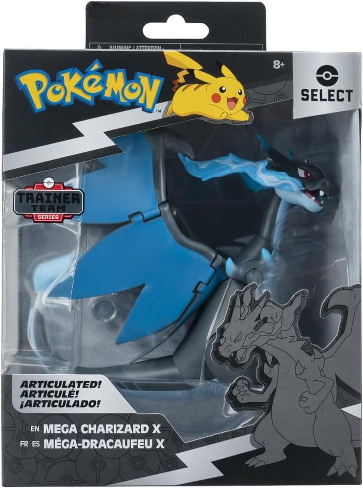 Pokémon Select Super-Articulated Figure Mega Charizard X 15 cm [2]