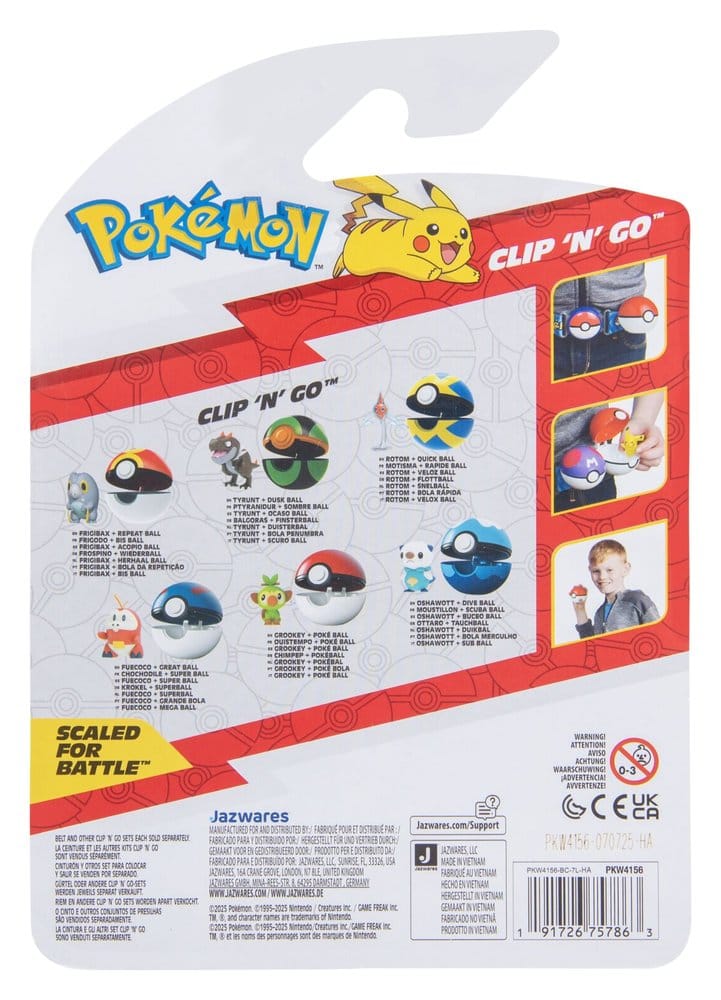 Pokémon Clip 'n' Go Fuecoco & Great Ball 3