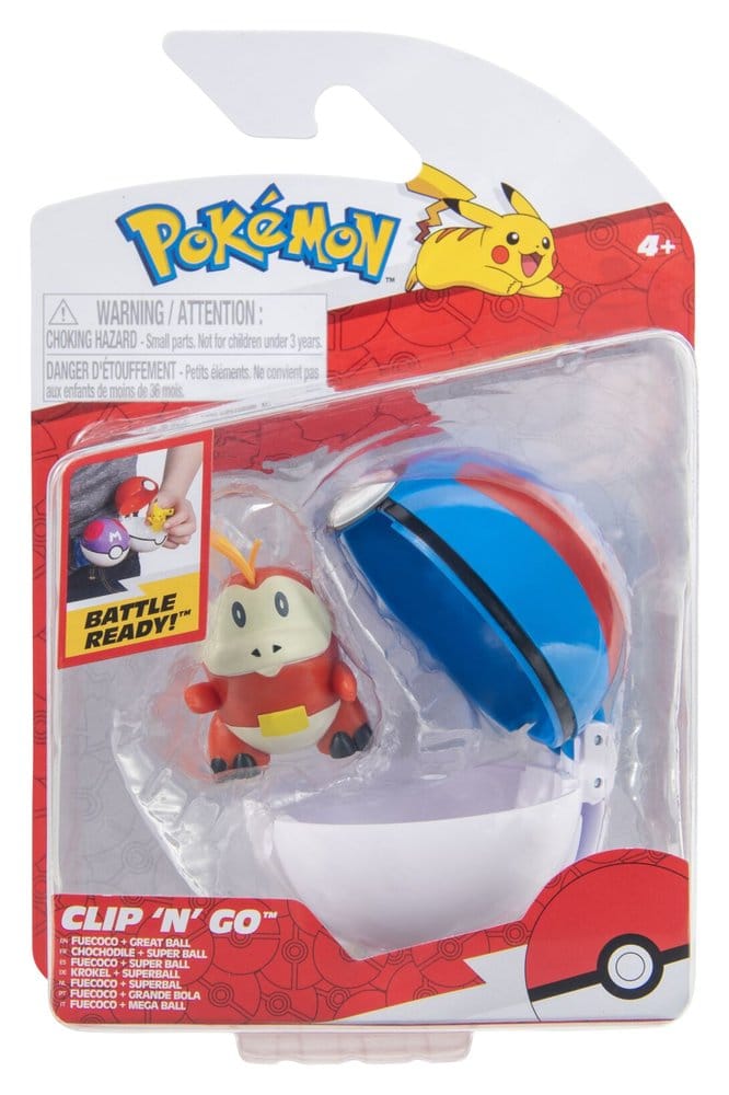 Pokémon Clip 'n' Go Fuecoco & Great Ball 4