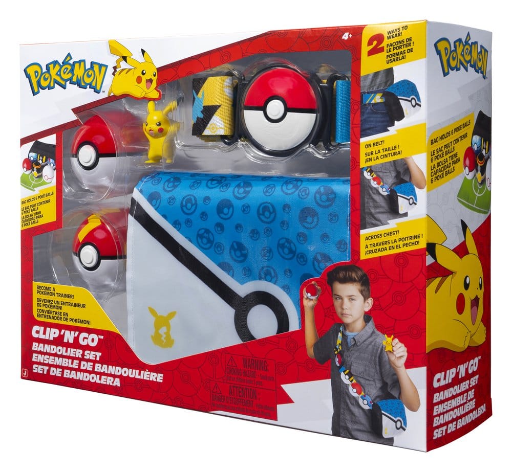 Pokémon Clip 'n' Go Bandolier Set Pikachu 3
