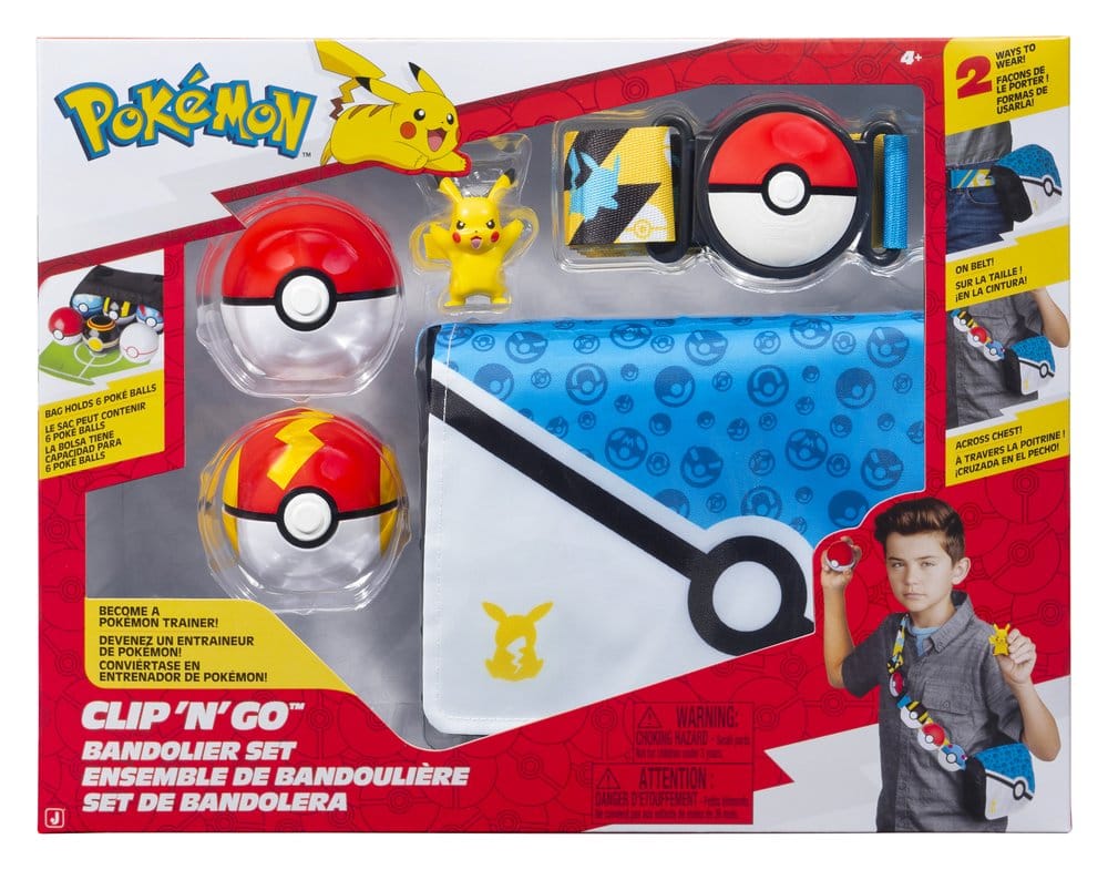 Pokémon Clip 'n' Go Bandolier Set Pikachu 4