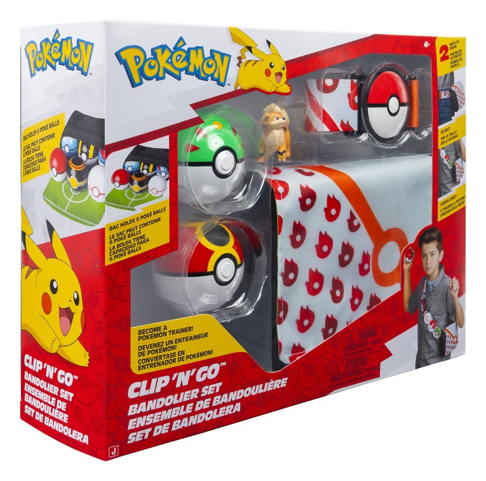 Pokémon Clip 'n' Go Bandolier Set Growlithe 3