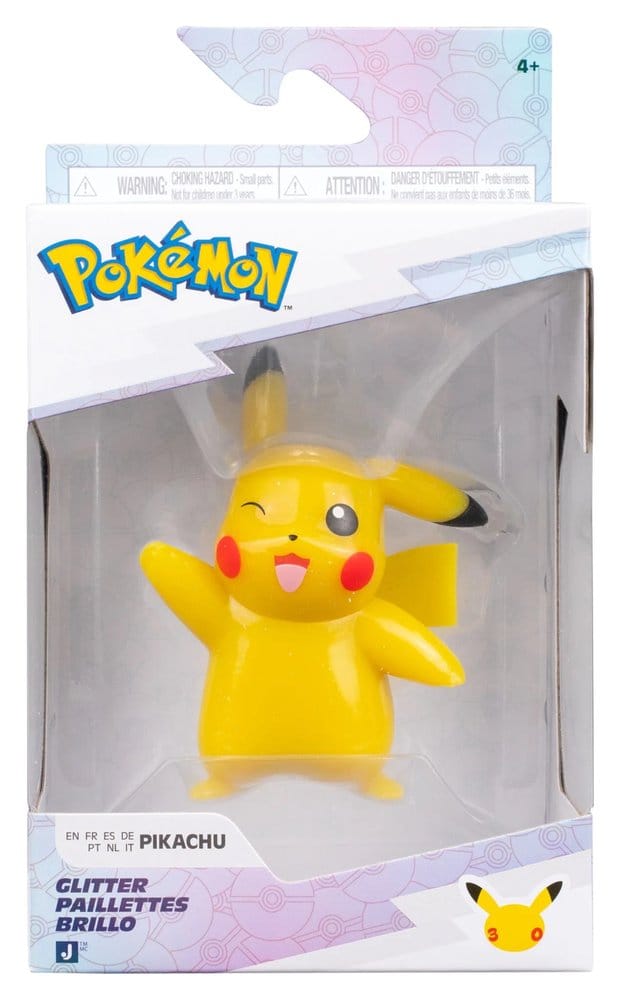 Pokémon Battle Figure Action Figure Pikachu (30th Anniversary Glitter) 8 cm 2