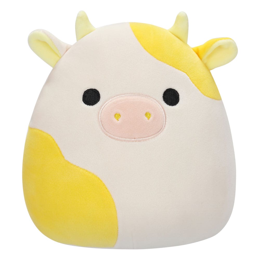 Squishmallows - Bodie - Yellow and White Cow 19cm Plush