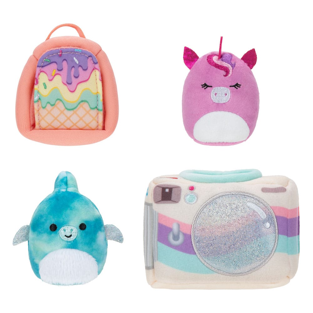 Squishville Mini Squishmallows Plush Figure Accessoires Set Weekend Trip 5 cm