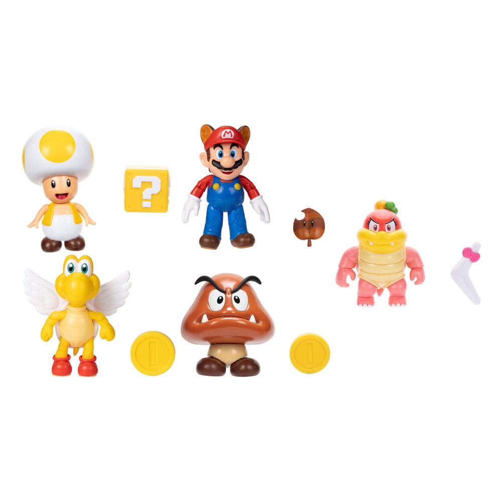 World of Nintendo Mini Figure Super Mario Wave 39 10 cm Assortment (5)