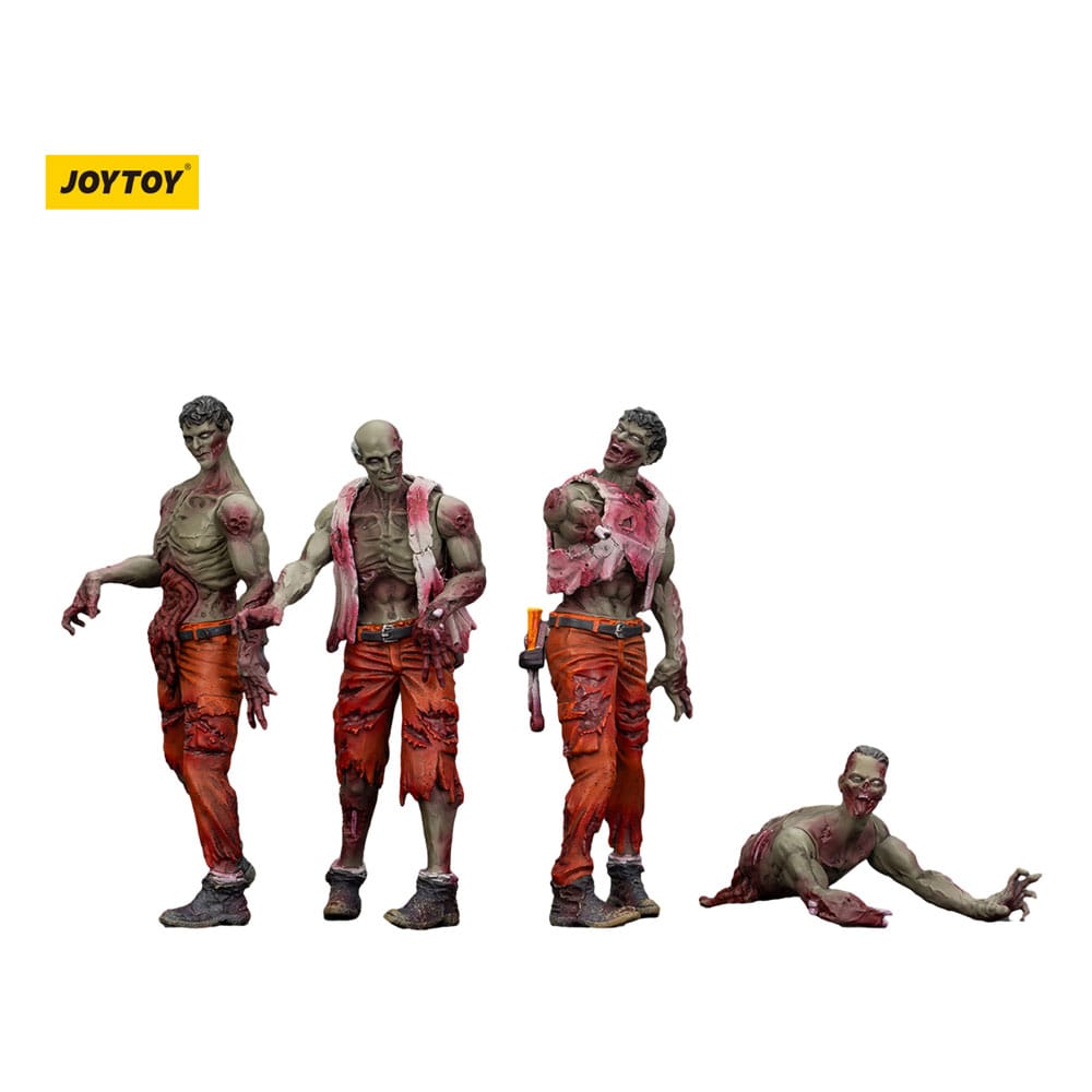 Zombie Dark Source Action Figures 4-Pack Mechanic Team 8 cm