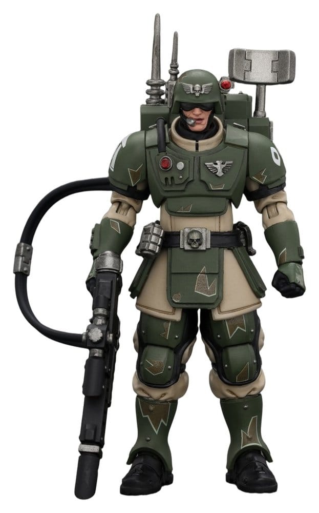 Warhammer Action Figure Astra Militarum Kasrkin 3 with Hot-shot Lasgun and Vox-caster