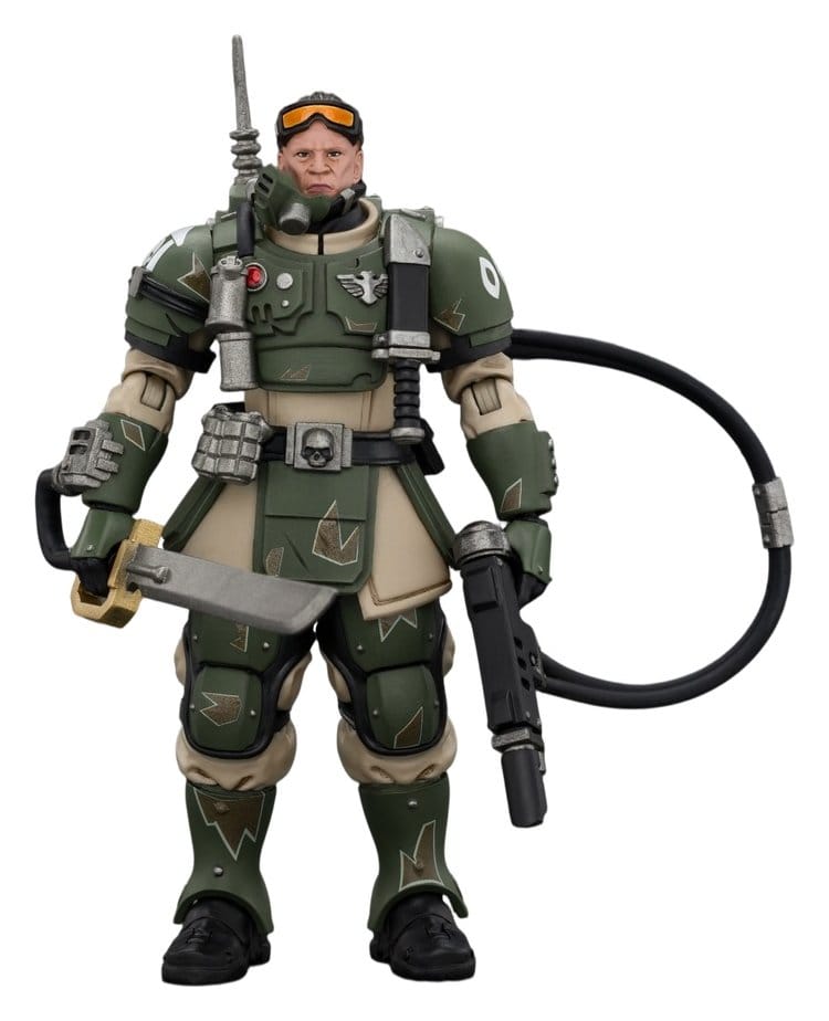 Warhammer Action Figure Astra Militarum Kasrkin 7 with Hot-shot Laspistol and Power Sword