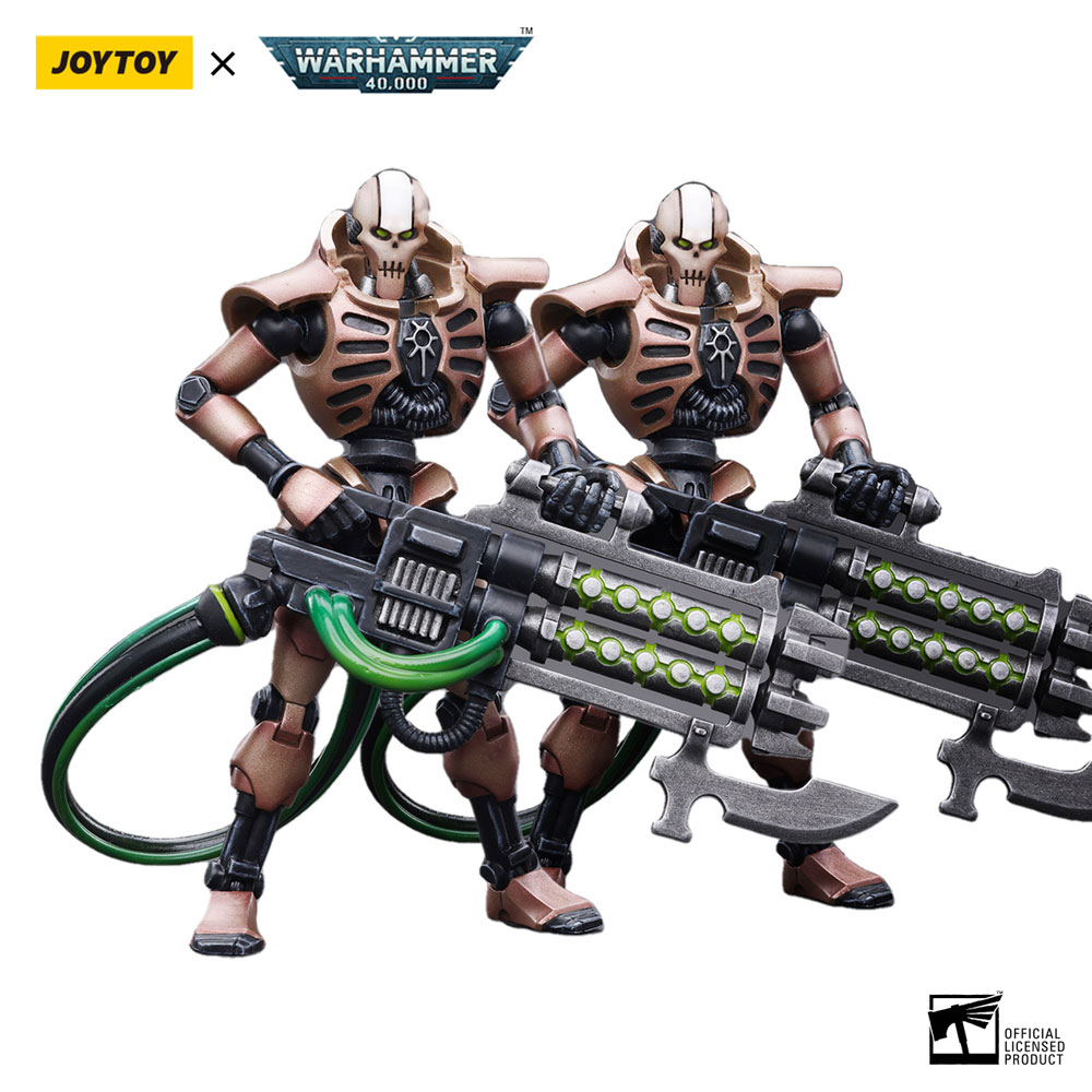 Warhammer 40k Action Figure 2-Pack 1/18 Necrons Szarekhan Dynasty Immortal with Gauss Blaster 11 cm