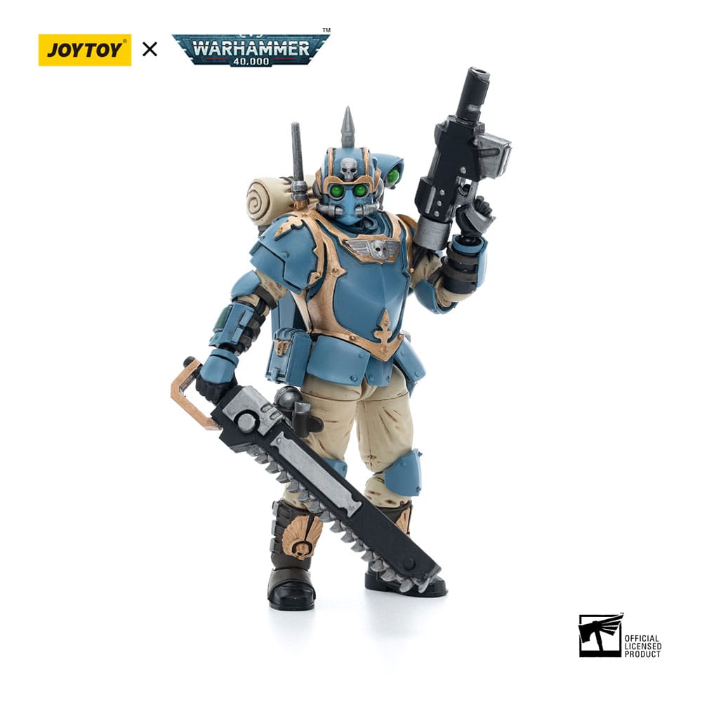 Warhammer 40k Action Figure 1/18 Astra Militarum Tempestus Scions Squad 55th Kappic Eagles Tempestor 12 cm